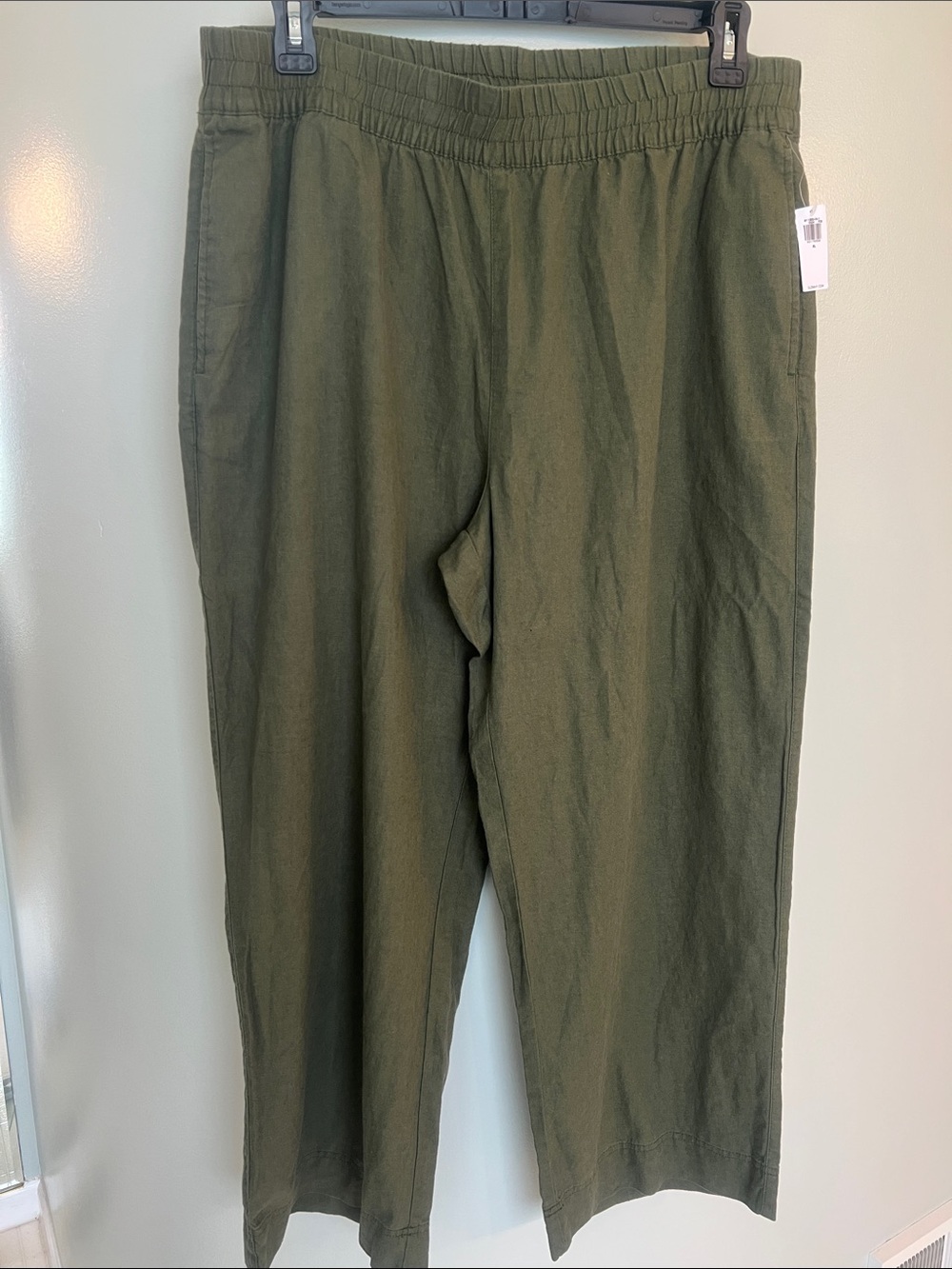 Old Navy Olive Green Wide-Leg Women's Pants
